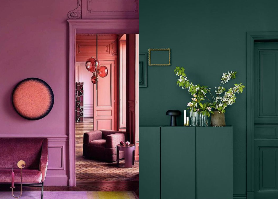 Total color: how to work with monochrome interior
