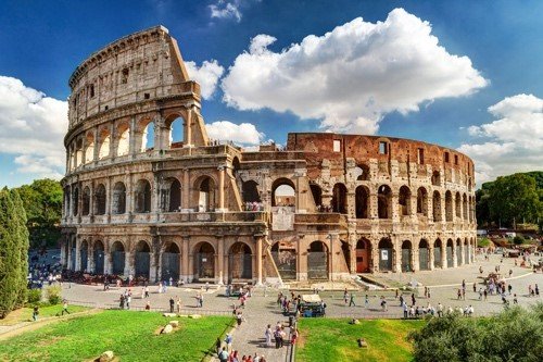 The Colosseum architecture