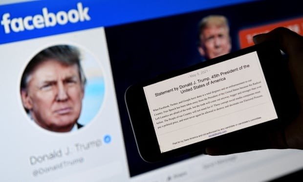 Facebook приостановит аккаунт Трампа на два года