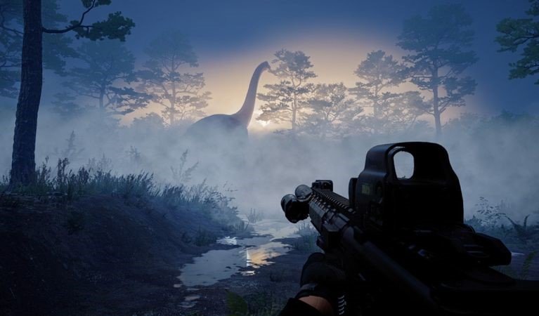 Instinction, выглядит как Jurassic Park Trespasser 2