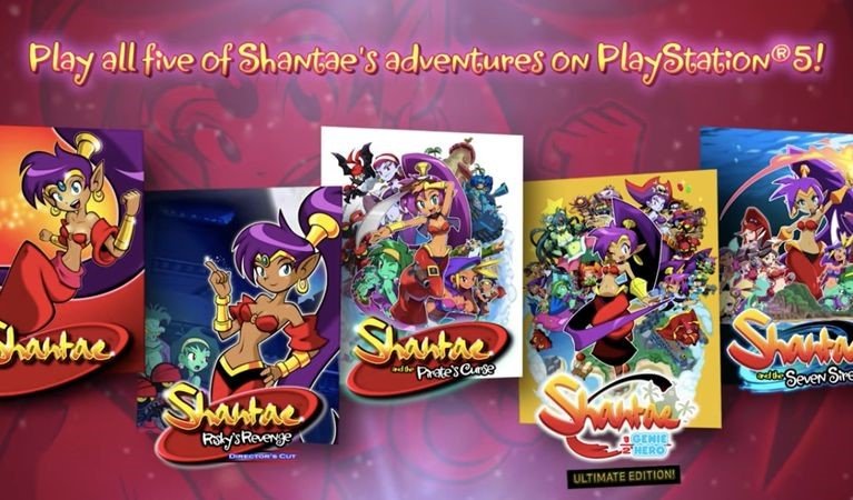 Вся серия игр Shantae, будет выпущена на PlayStation 5